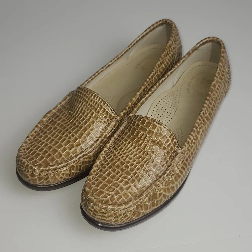 SAS Simplify Croc Print Tripad Comfort Loafers